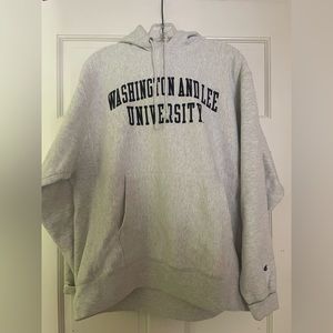 Champion Reverse Weave Washington and Lee Hoodie Size Large